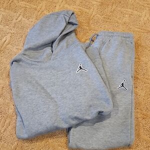 Jordan Gray Kids Hoodie & Sweatpants Set